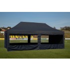 Expresszelt 4 m x 8 m schwarz