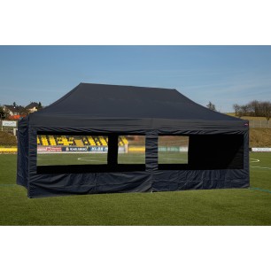 Expresszelt 4 m x 8 m schwarz